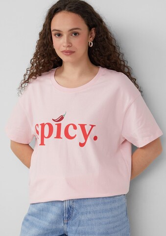 T-shirt QS en rose