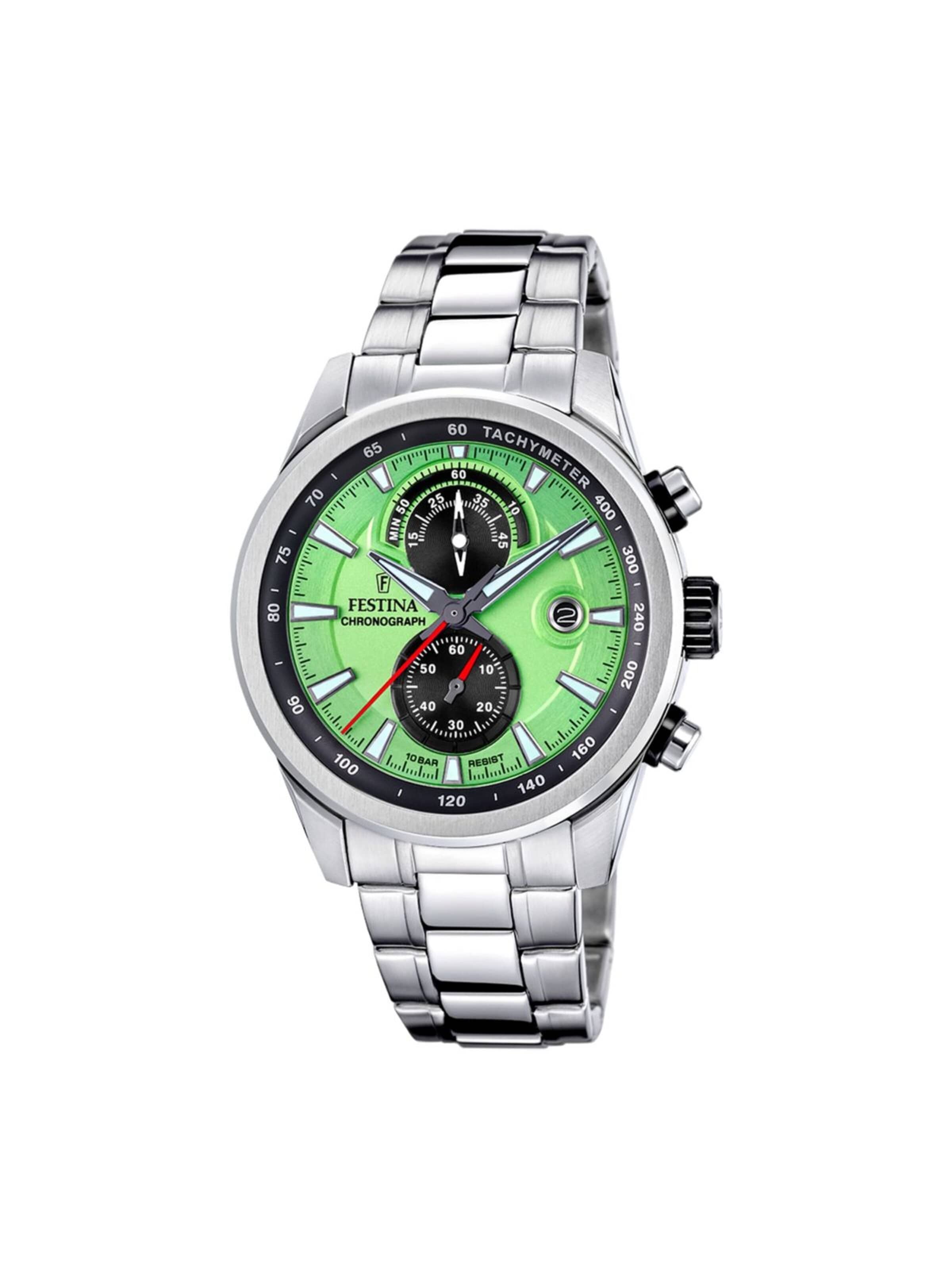 FESTINA Analoog horloge in Groen: voorkant