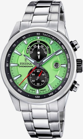 FESTINA Analoog horloge in Groen: voorkant