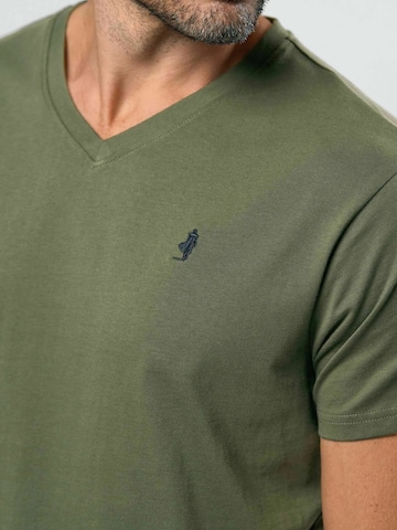 MCS Regular fit Button Up Shirt ' Texacana ' in Green