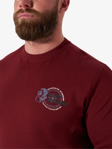 Jan Vanderstorm Sweatshirt 'Tjalve' in Red