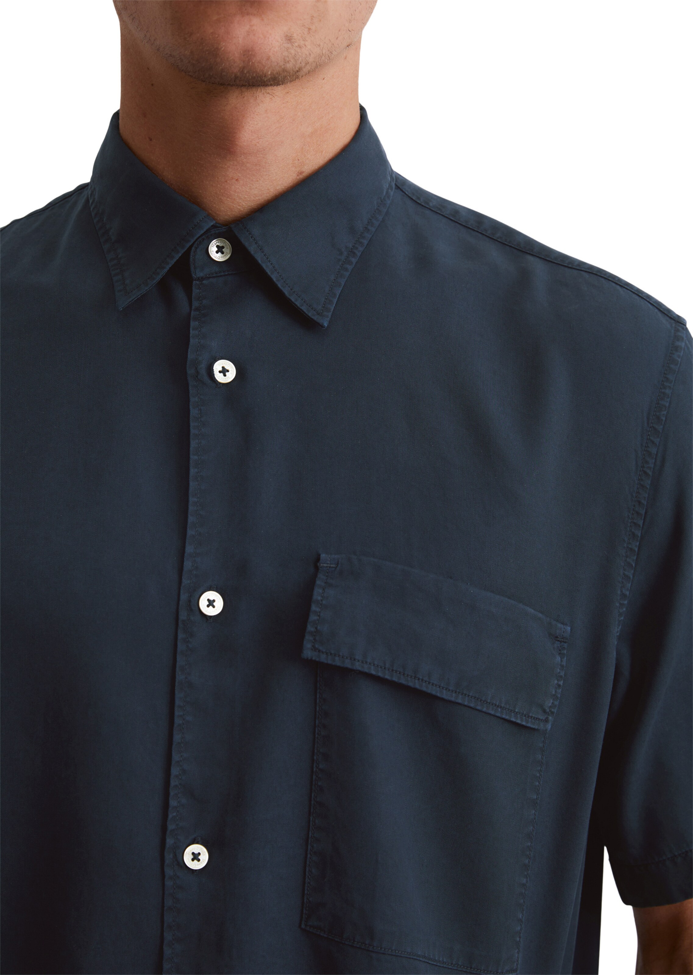 Coupe regular Chemise Marc O'Polo en bleu