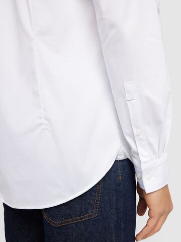 Michael Kors - Ajuste estrecho Camisa 'PERFORMANCE' en blanco