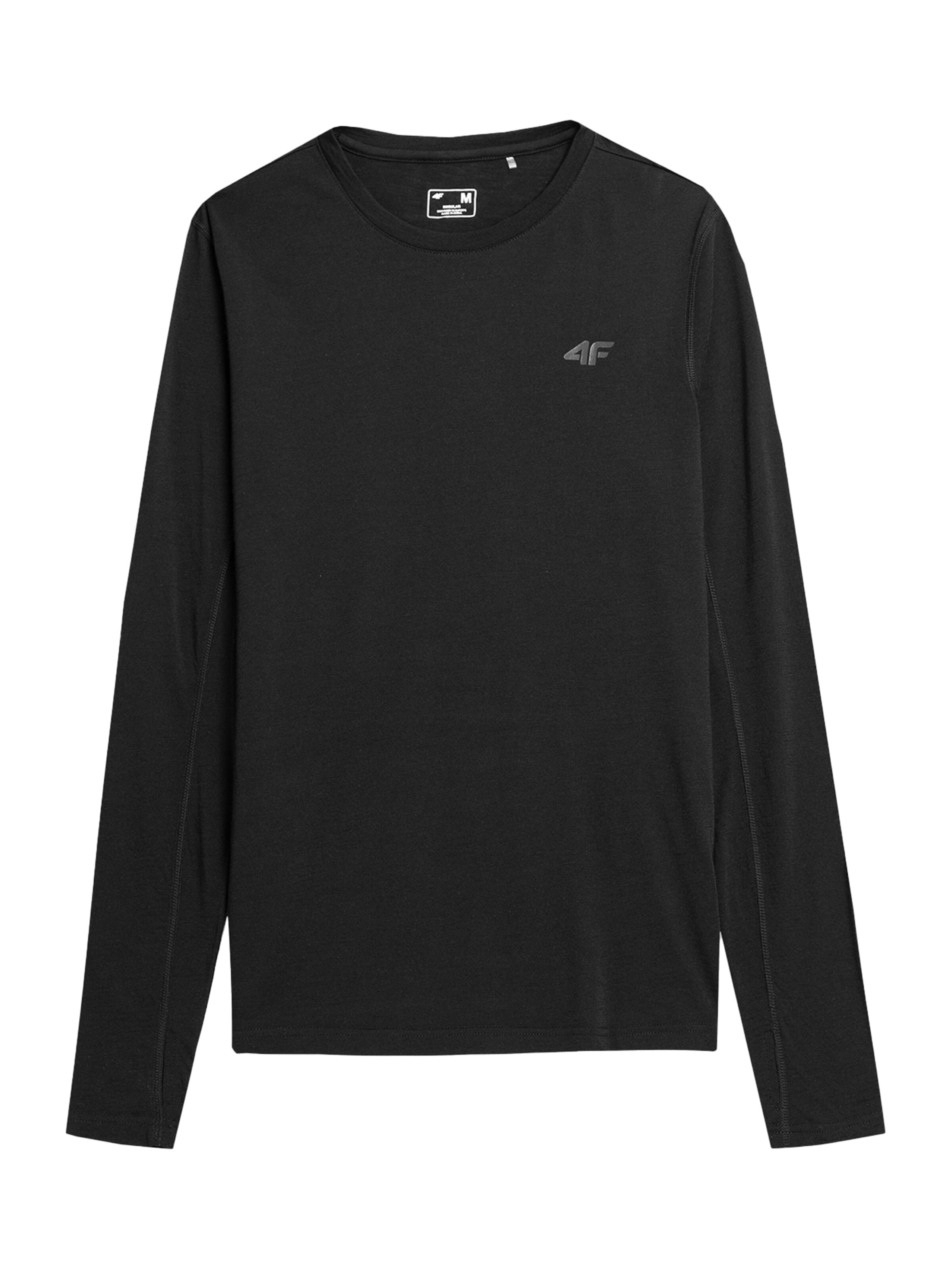 4F Performance shirt 'M154' in Black: front