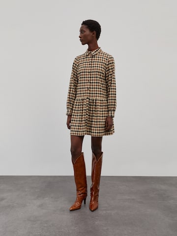 EDITED Shirt Dress 'Madalina' in Brown