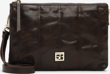 Sac bandoulière Suri Frey en marron : devant