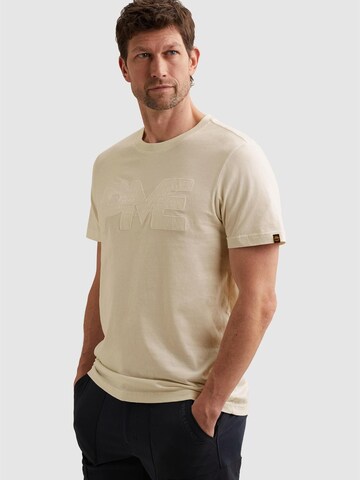 PME Legend Koszulka 'T-shirt with artwork on the chest' w kolorze biały