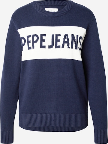 Pepe Jeans Neulepaita 'NTARSIA' värissä sininen: etupuoli