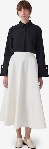 Touché Privé Blusenbody 'Wide Cuff Shirt Body' in Schwarz: Vorderseite