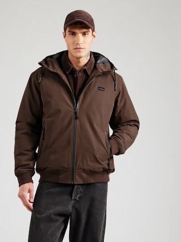 Coupe regular Veste mi-saison 'Nilas' Iriedaily en marron : devant