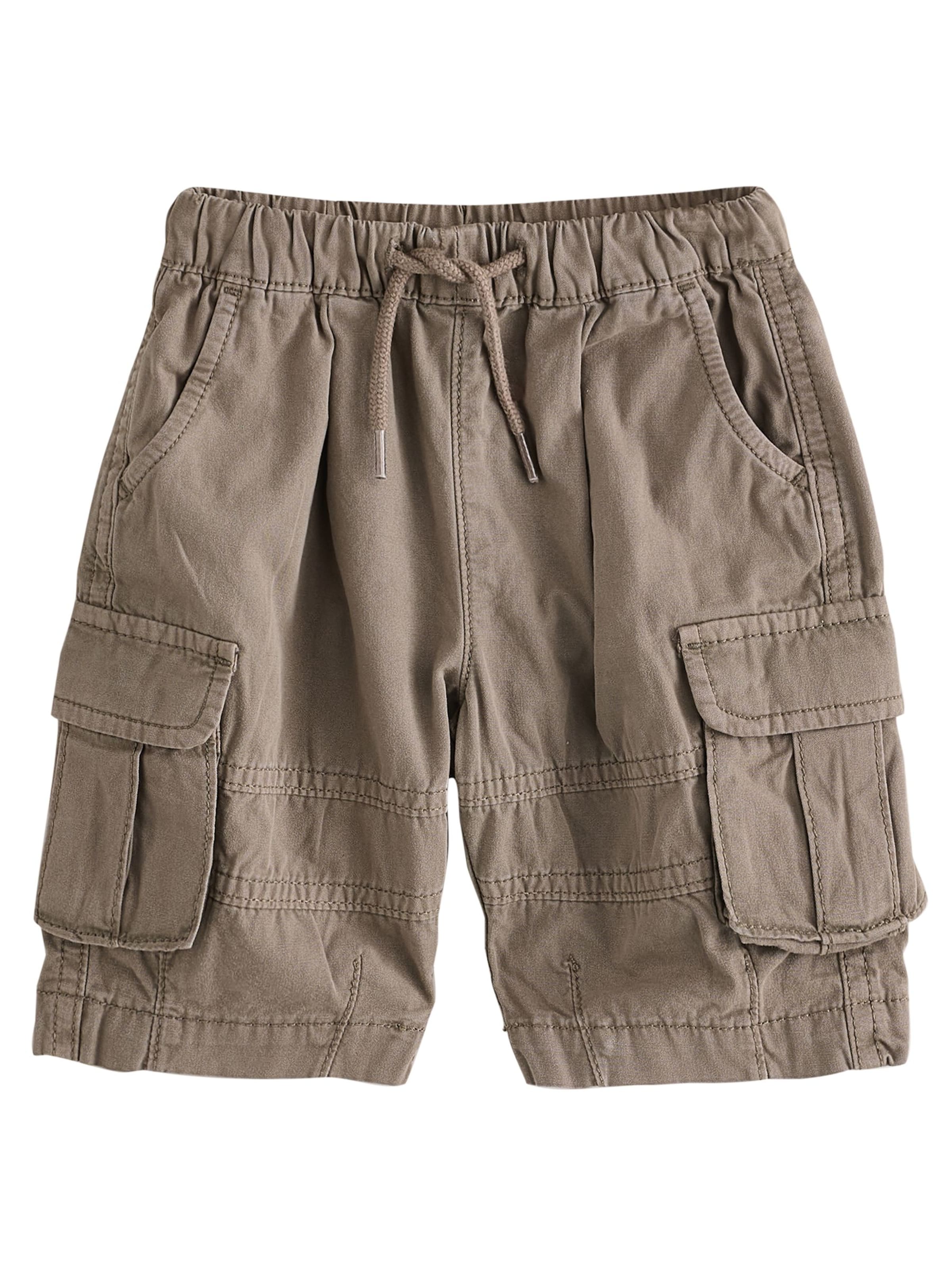 Next Loosefit Hängselbyxa i brun: framsida