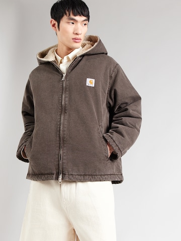 Carhartt WIP - Casaco meia-estação 'Mitch' em castanho: frente
