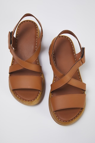 Trendyol Strap Sandals in Beige