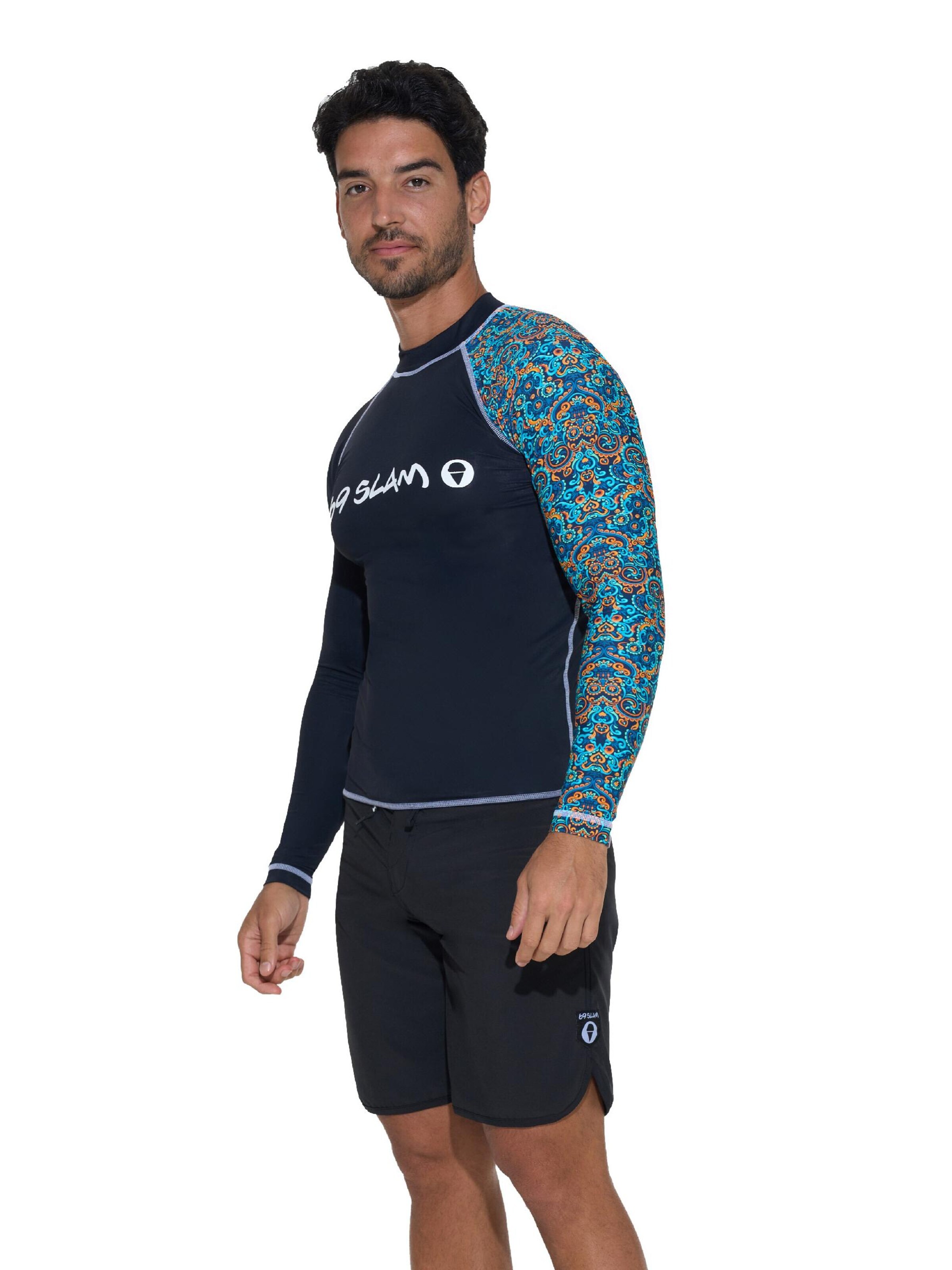 69Slam - Camiseta funcional 'DIEGO UPF50 MEXICOLAMENT' en negro