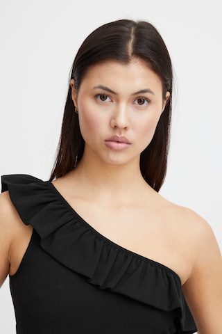 Top 'KATINE' di ICHI in nero