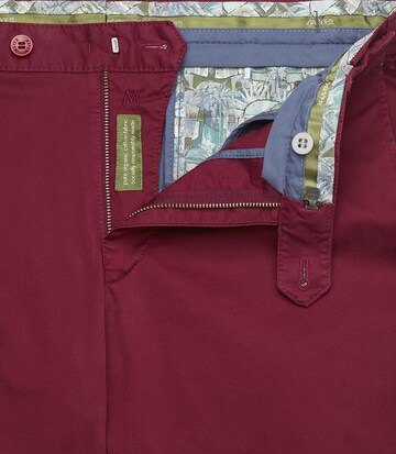 MEYER Regular Chino Pants 'Oslo' in Red