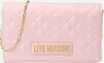 Borsa a tracolla 'SMART DAILY' di Love Moschino in rosa: frontale