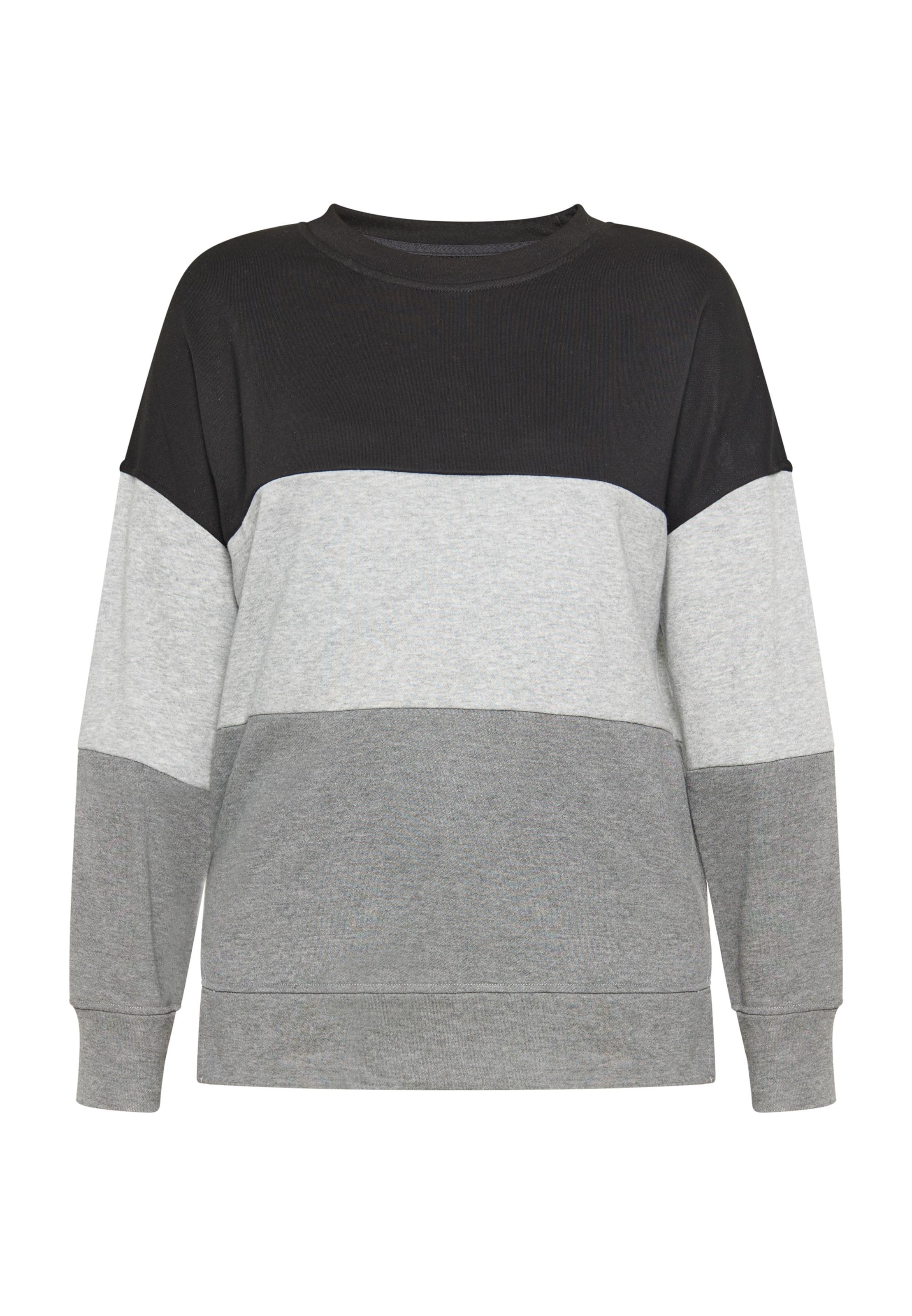 Sweat-shirt MIMO en noir : devant