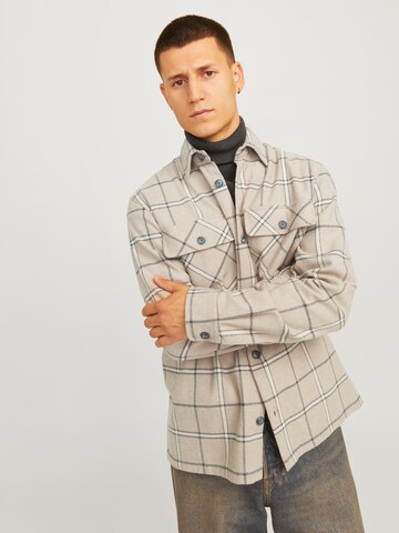 Comfort fit Camicia 'JPRRaymond' di JACK & JONES in beige