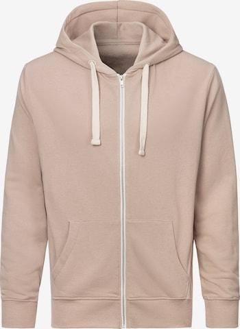 KangaROOS Sweatjacke in Beige: Vorderseite