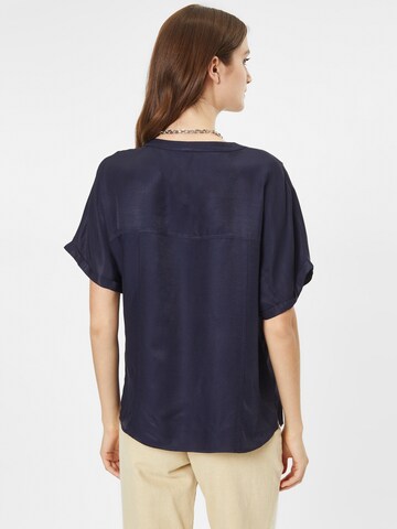 COMMA Blouse in Blauw