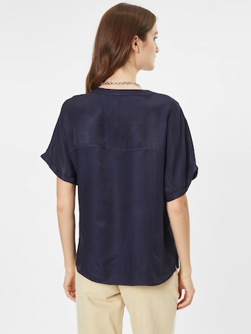 COMMA Bluse in Blau