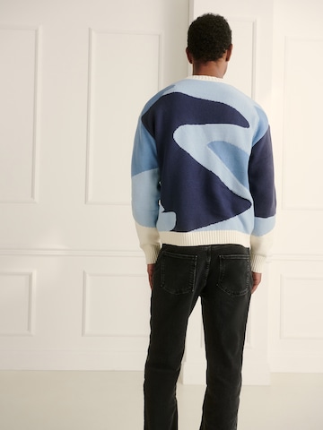 Guido Maria Kretschmer Men Sweater 'Valentin' in Blue