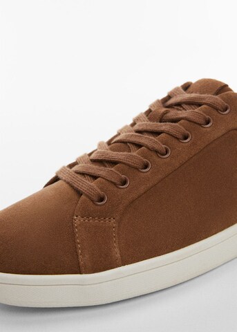MANGO TEEN Sneakers 'adant' in Brown