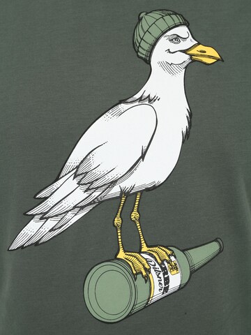 T-Shirt 'Sturmmöwe' Derbe en vert