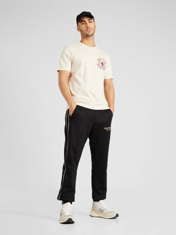 TOMMY HILFIGER Normální Kalhoty – černá