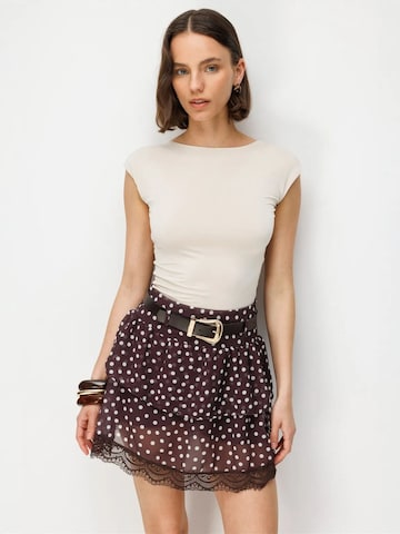 Gonna 'Röcke' di MixRay in rosso: frontale