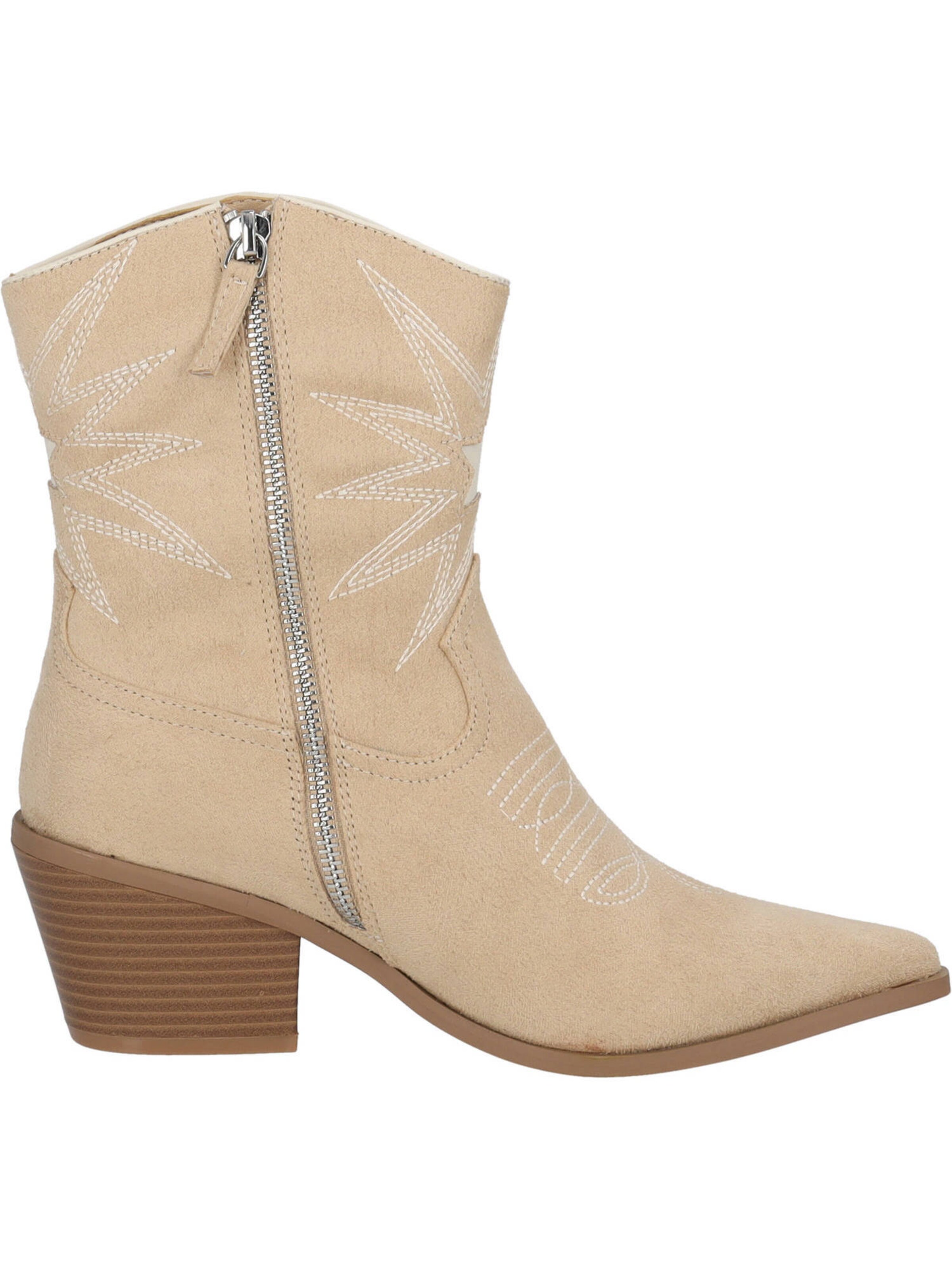 LA STRADA Ankle Boots in Beige