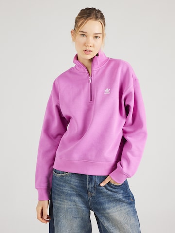 ADIDAS ORIGINALS Sweatshirt in Purple: front