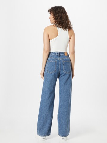 Global Funk Wide leg Jeans in Blauw