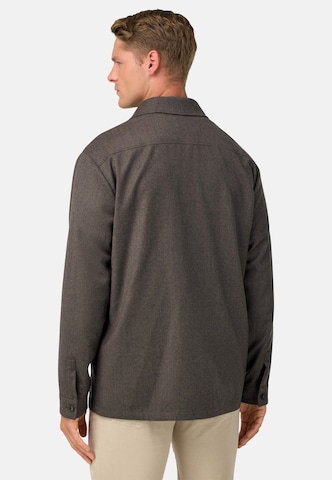 Boggi Milano Jacke 'Flannel' in Braun