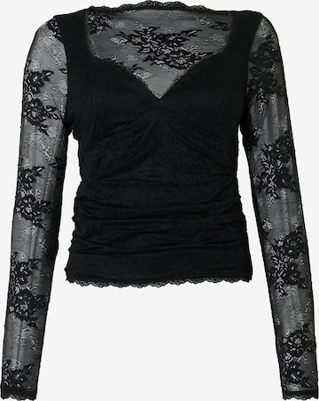 Abercrombie & Fitch - Blusa en negro: frente