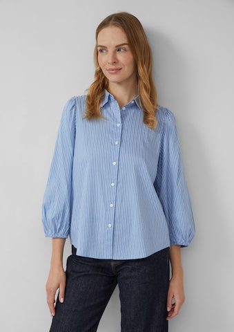 Chemisier s.Oliver en bleu : devant