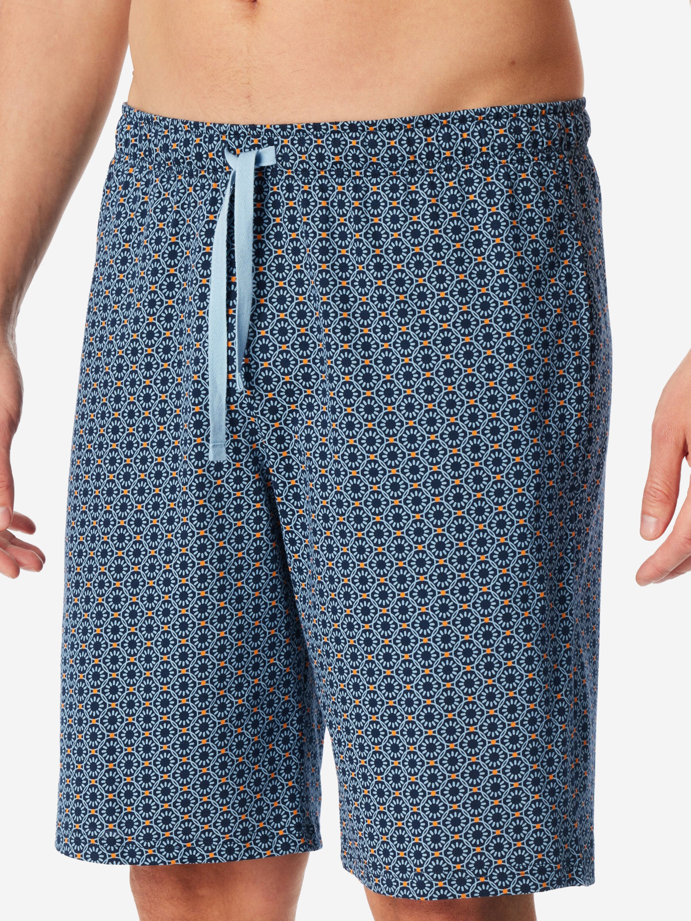 SCHIESSER Pajama pants ' Mix Relax ' in Blue: front