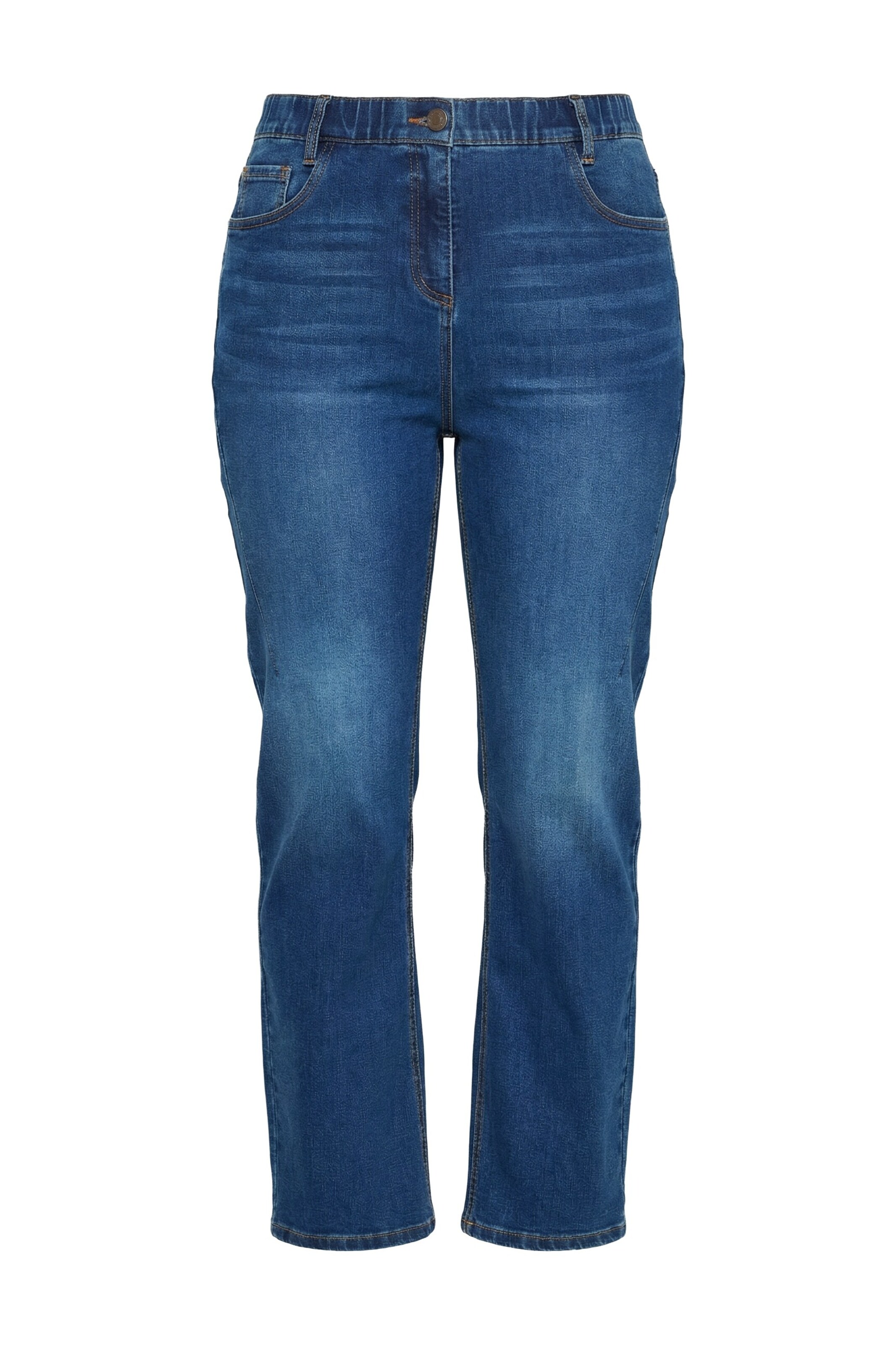 Ulla Popken Jeans in 32-33/Regular in de kleur Blauw denim, Productweergave