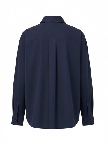 WEARABLE STORIES Bluse 'Tess' i blå