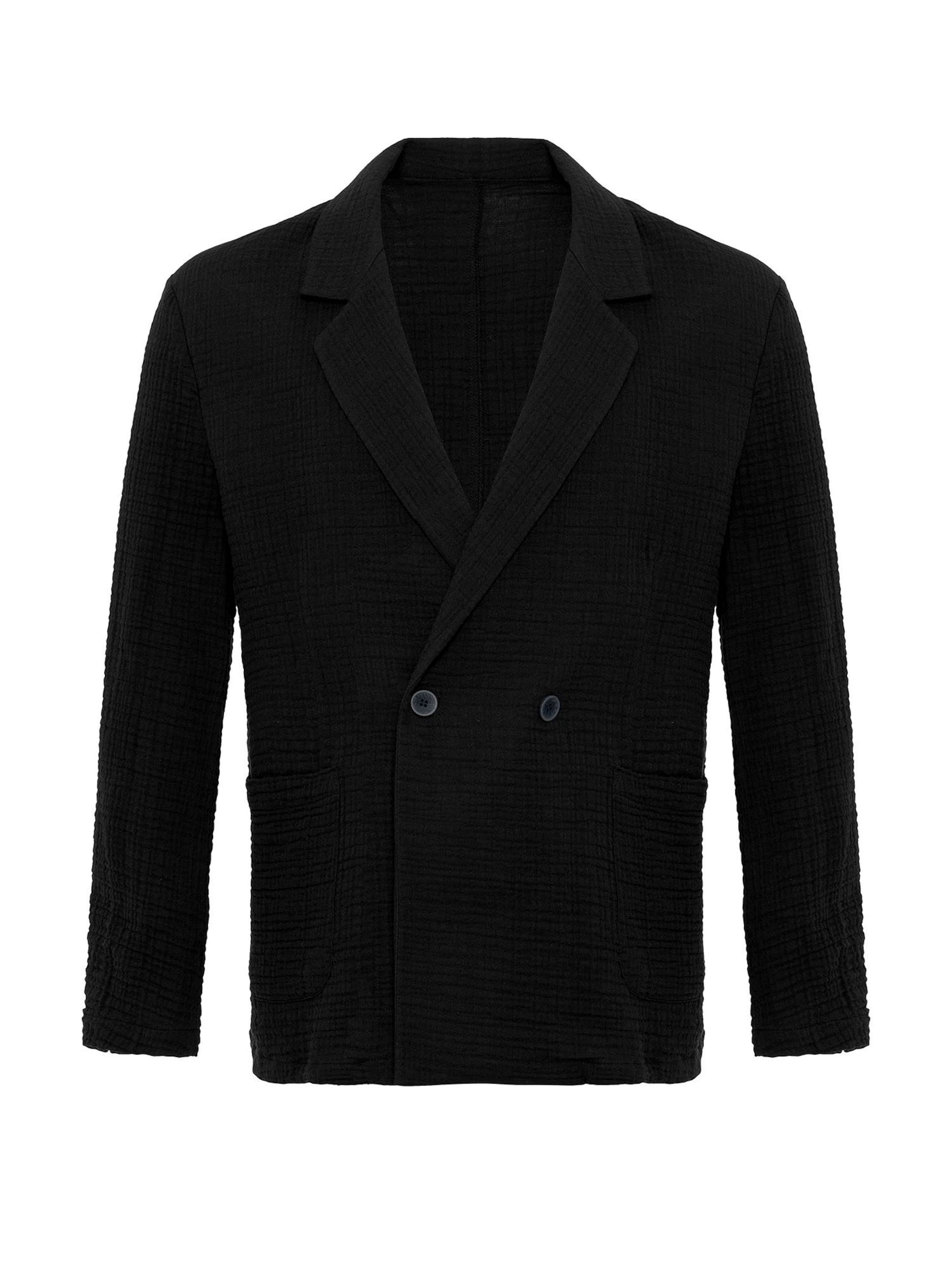 Antioch Veste de costume en noir, Vue avec produit