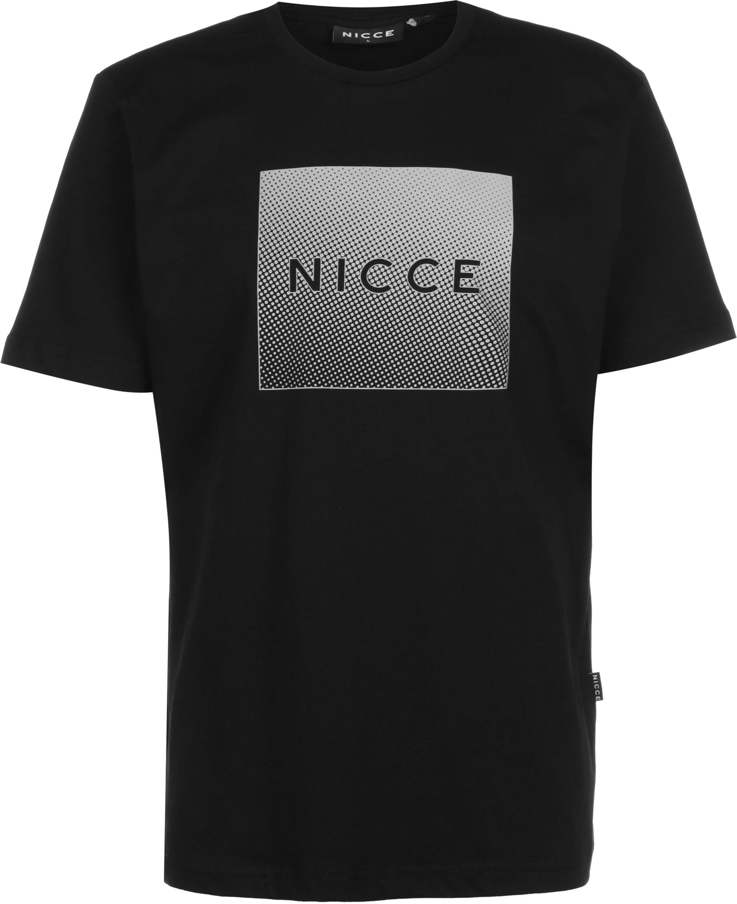 Männer Shirts Nicce T-Shirt 'Rhombus' in Schwarz - ON20442