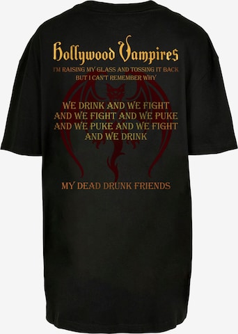 T-shirt oversize 'Hollywood Vampires - Drink Fight Puke' Merchcode en noir