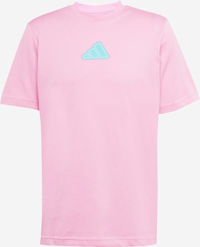 ADIDAS PERFORMANCE Λειτουργικό μπλουζάκι σε τιρκουάζ / ανοικτό ροζ / λευκό, Άποψη προϊόντος