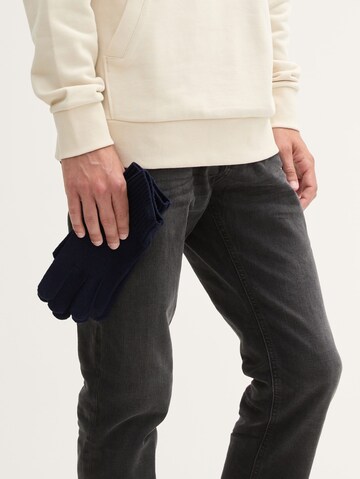 TOM TAILOR Vingerhandschoenen in Blauw