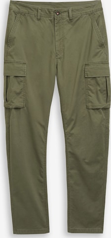 Pantalon cargo TOM TAILOR DENIM en vert : devant