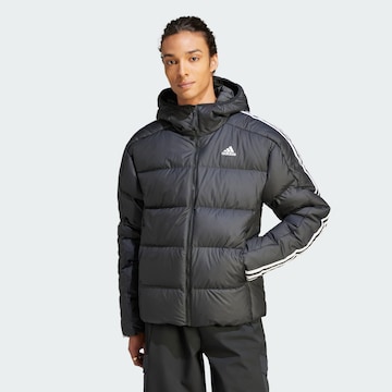 Veste outdoor 'Essentials' ADIDAS SPORTSWEAR en noir : devant