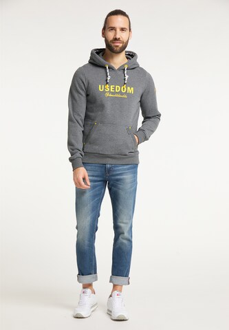 Sweat-shirt 'Usedom' Schmuddelwedda en gris