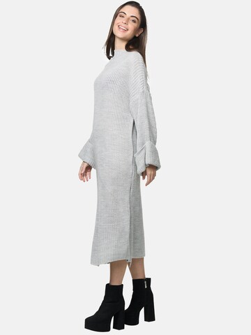 Robes en maille Elara en gris