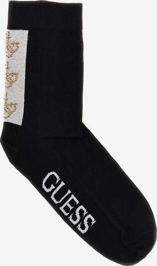 GUESS Socken in gold / schwarz / weiß, Produktansicht